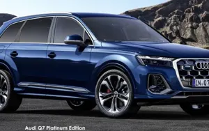 AUDI Q7 TFSI Quattro TIP Platinum Edition (250kw) August 2025